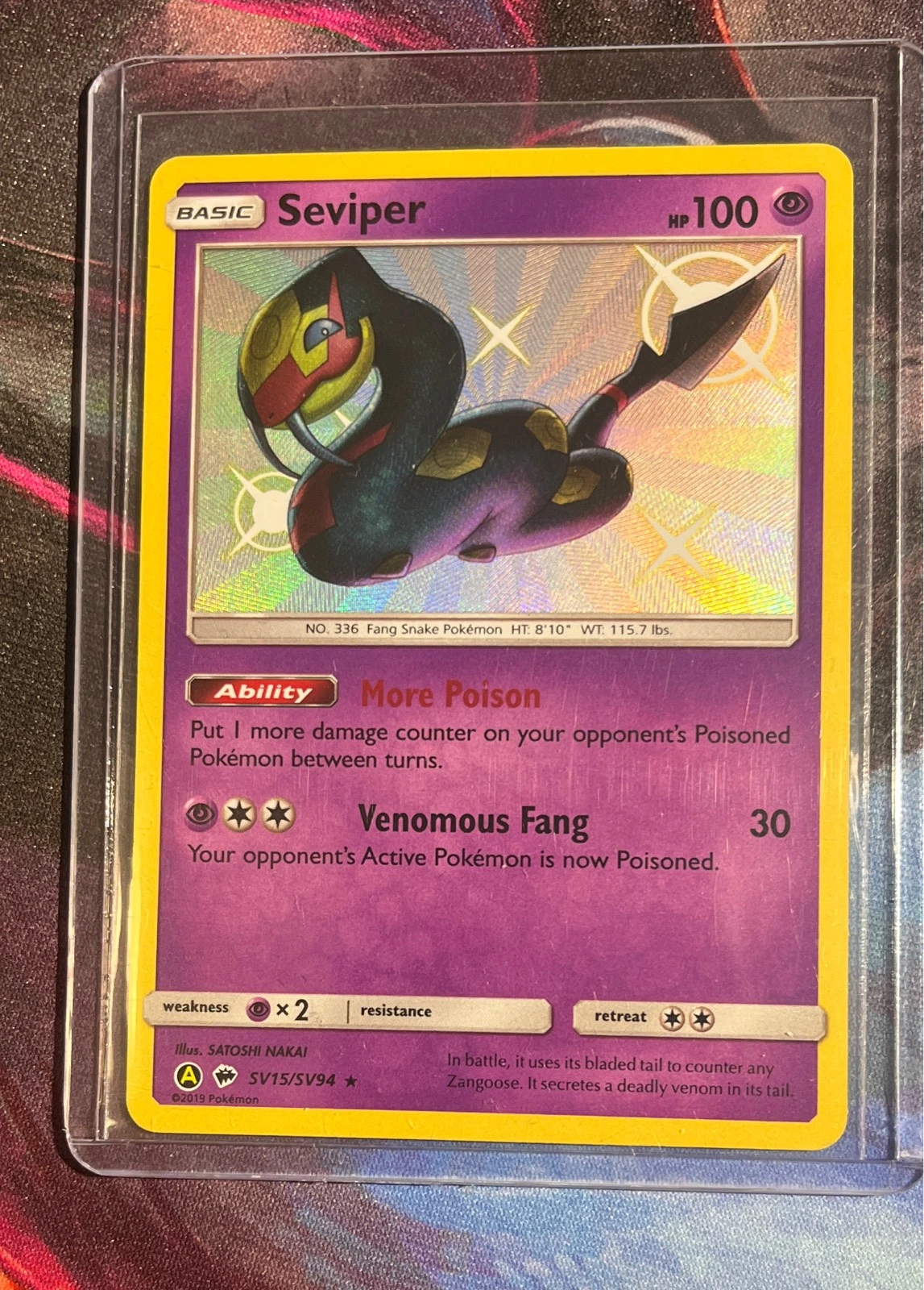 Seviper - Hidden Fates #SV15/SV94