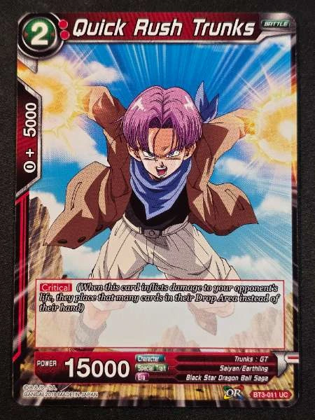 Quick Rush Trunks - Cross Worlds #BT3-011