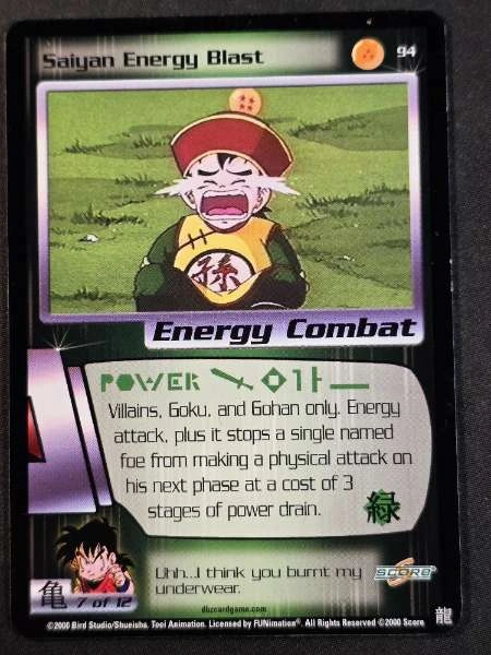 Saiyan Energy Blast - Saiyan Saga #94