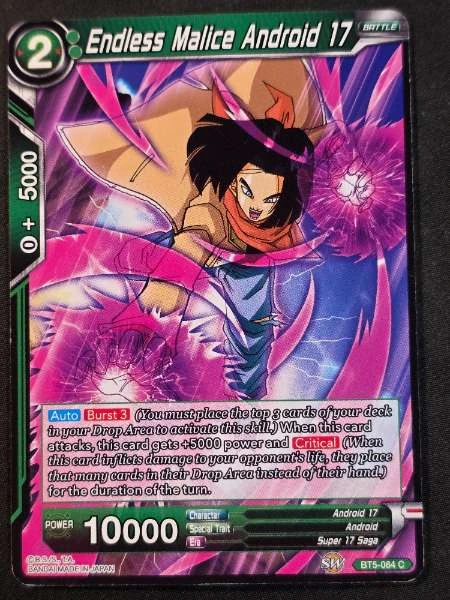 Endless Malice Android 17 - Miraculous Revival #BT5-064