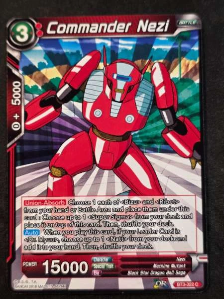 Commander Nezi - Cross Worlds #BT3-022