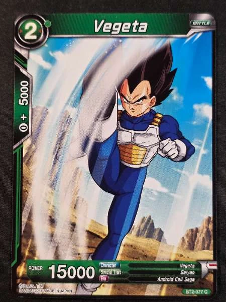 Vegeta - Union Force, Assault of the Saiyans, Dawn of the Z-Legends #BT2-077