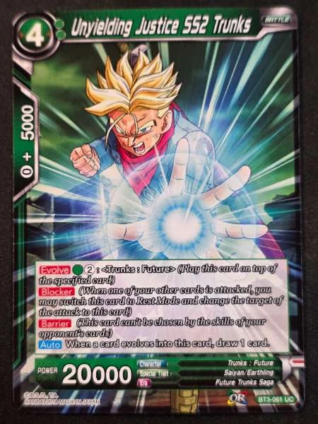 Unyielding Justice SS2 Trunks - Cross Worlds #BT3-061