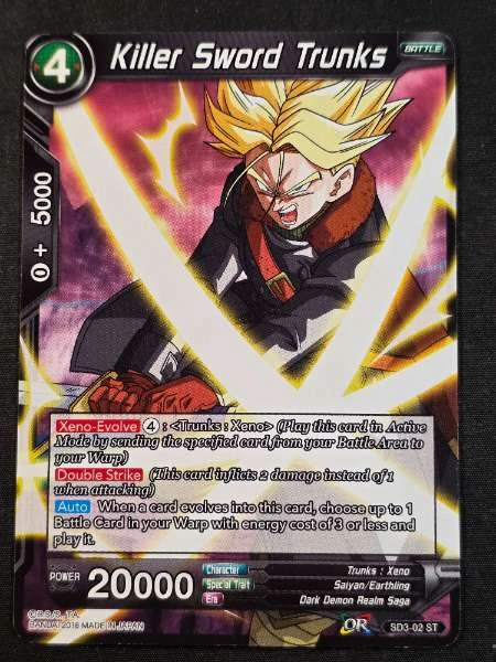 Killer Sword Trunks - Cross Worlds #SD3-02 ST