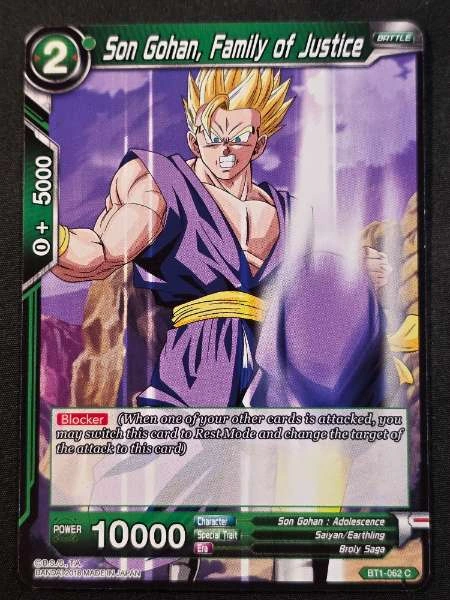Son Gohan, Family of Justice - Galactic Battle #BT1-062
