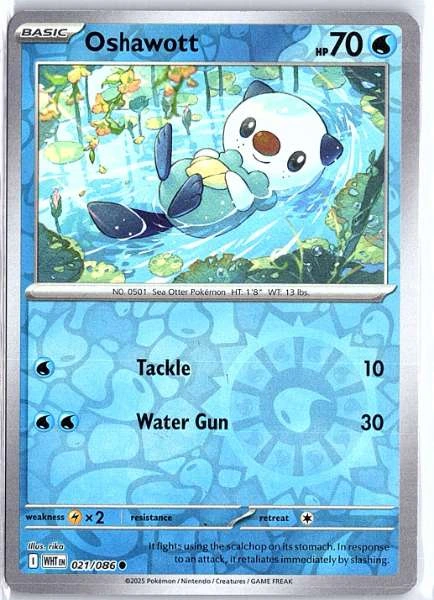 Oshawott - White Flare #021/086