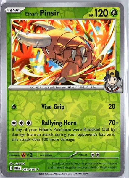Ethan's Pinsir - Destined Rivals #001/182