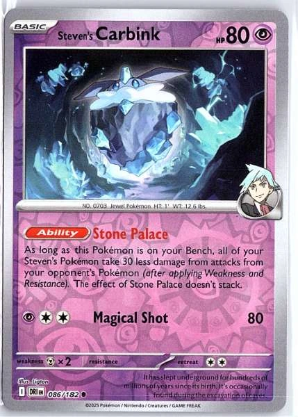 Steven's Carbink - Destined Rivals #086/182