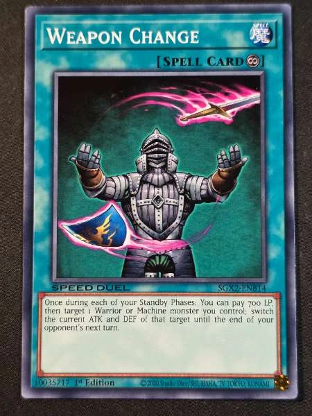 Weapon Change - Speed Duel GX: Midterm Paradox #SGX2-ENB14