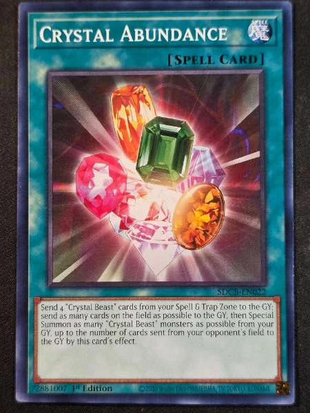Crystal Abundance - Structure Deck: Legend of the Crystal Beasts #SDCB-EN022