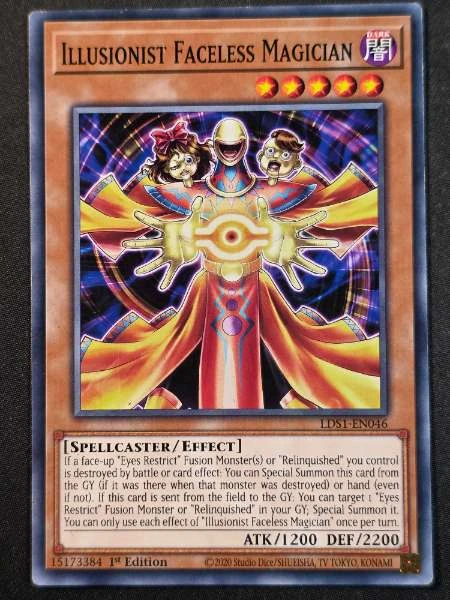 Illusionist Faceless Magician - Legendary Duelists: Season 1 #LDS1-EN046