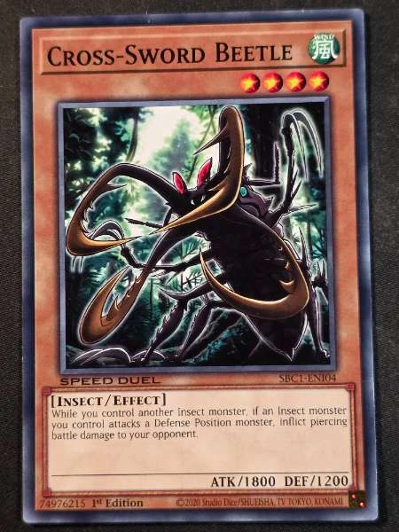 Cross-Sword Beetle - Speed Duel: Battle City #SBC1-EN104