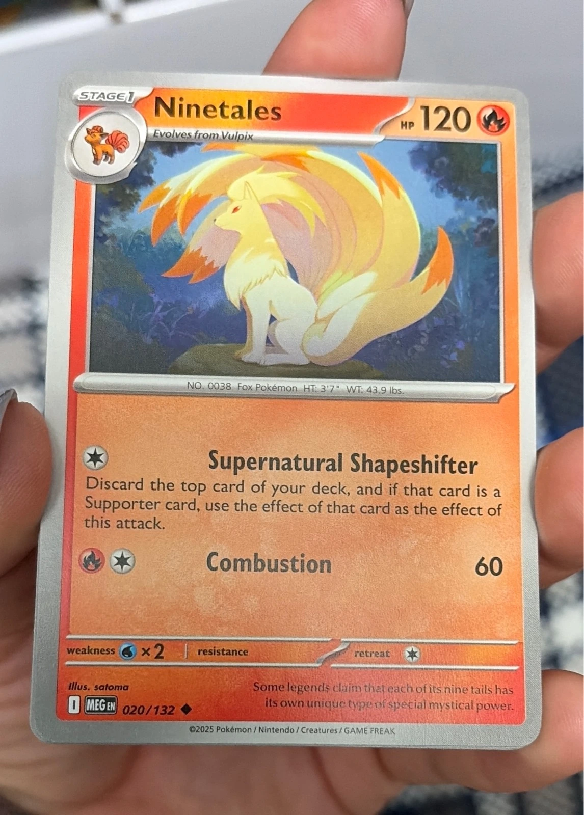 Ninetales - Pokémon TCG: Scarlet & Violet—Prismatic Evolutions #020/132