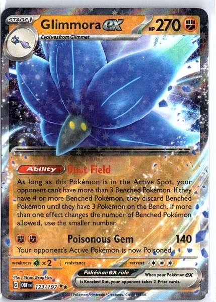 Glimmora ex - Obsidian Flames #123/197