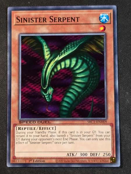 Sinister Serpent - Speed Duel: Battle City #SBC1-ENH09