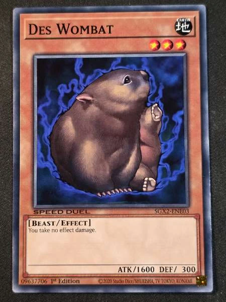 Des Wombat - Speed Duel GX: Midterm Paradox #SGX2-ENE03