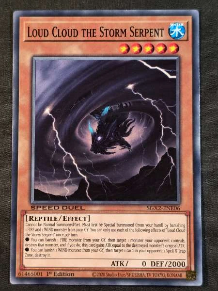 Loud Cloud the Storm Serpent - Speed Duel GX: Midterm Paradox #SGX2-ENE06