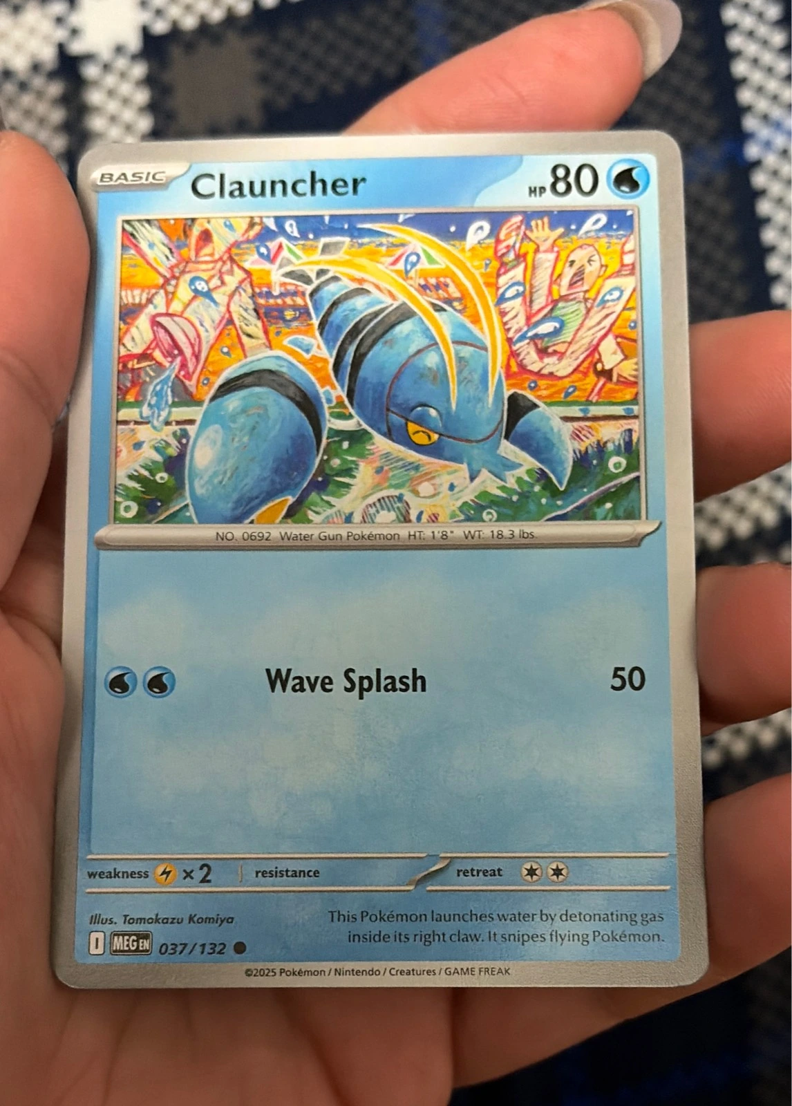Tomokazu Komiya - Clauncher - 037/132 - MEG: Mega Evolution - NM #037/132
