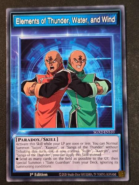 Elements of Thunder, Water, and Wind - Speed Duel GX: Midterm Paradox #SGX2-ENS10