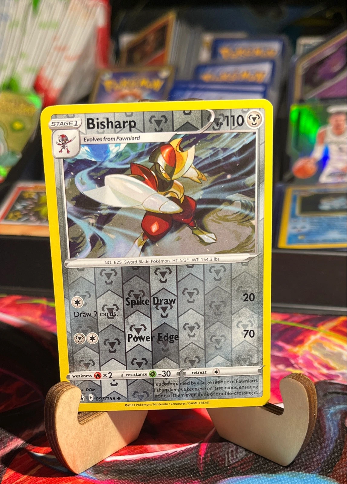 Bisharp Reverse Holo Uncommon SWSH: Crown Zenith 093/159 NM - Scarlet & Violet #093/159