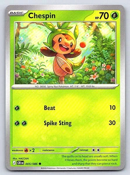 Chespin - Chaos Rising #005/086