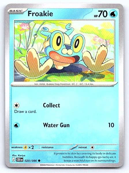Froakie - Chaos Rising #020/086