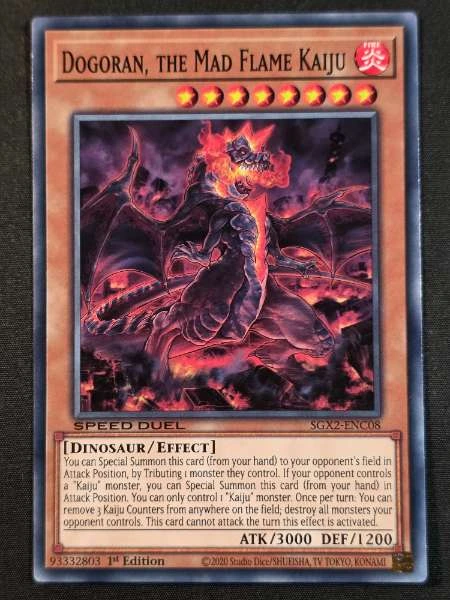 Dogoran, the Mad Flame Kaiju - Speed Duel GX: Midterm Paradox #SGX2-ENC08