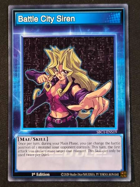 Battle City Siren - Speed Duel: Streets of Battle City #SBC1-ENS19