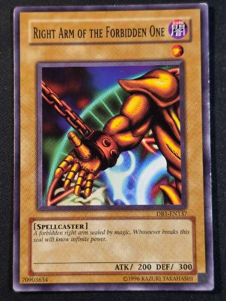 Right Arm of the Forbidden One - Dark Beginning 1 #DB1-EN137