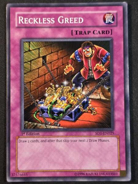 Reckless Greed - Structure Deck: Dragon's Roar #SD1-EN025