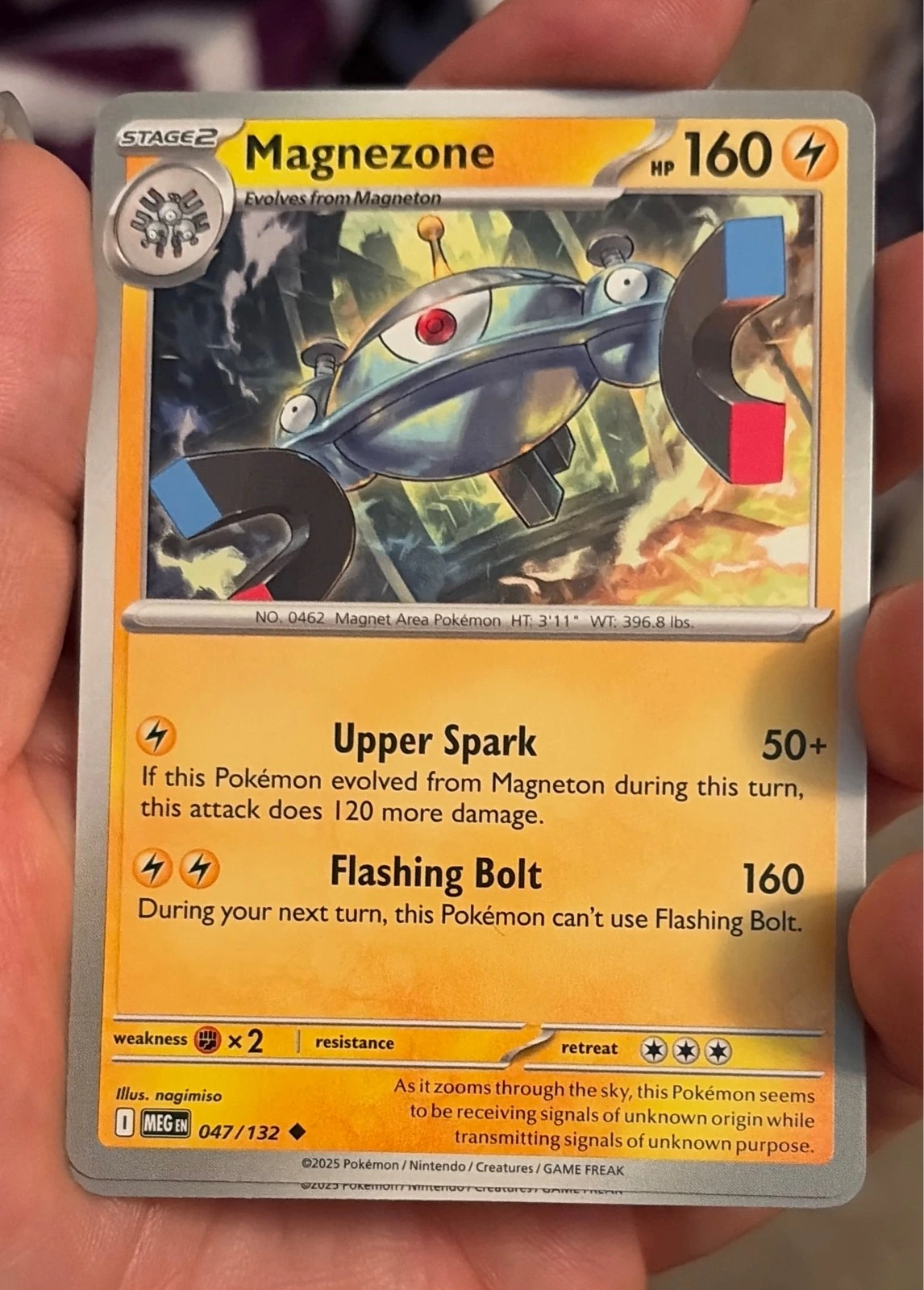 Magnezone 047/132 Uncommon Mega Evolution Pokemon Near Mint #047/132