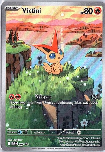 Victini - Scarlet & Violet Black Star Promos #208