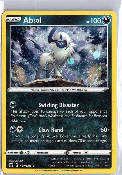 Absol (Cosmos Holo) - Astral Radiance #097/189