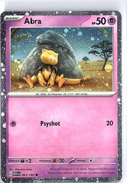 Abra (Cosmos Holo) - 151 #063/165