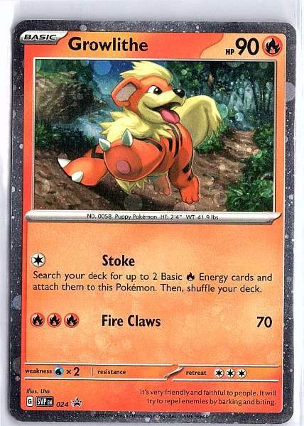 Growlithe (Cosmos Holo) - Scarlet & Violet Promos #024