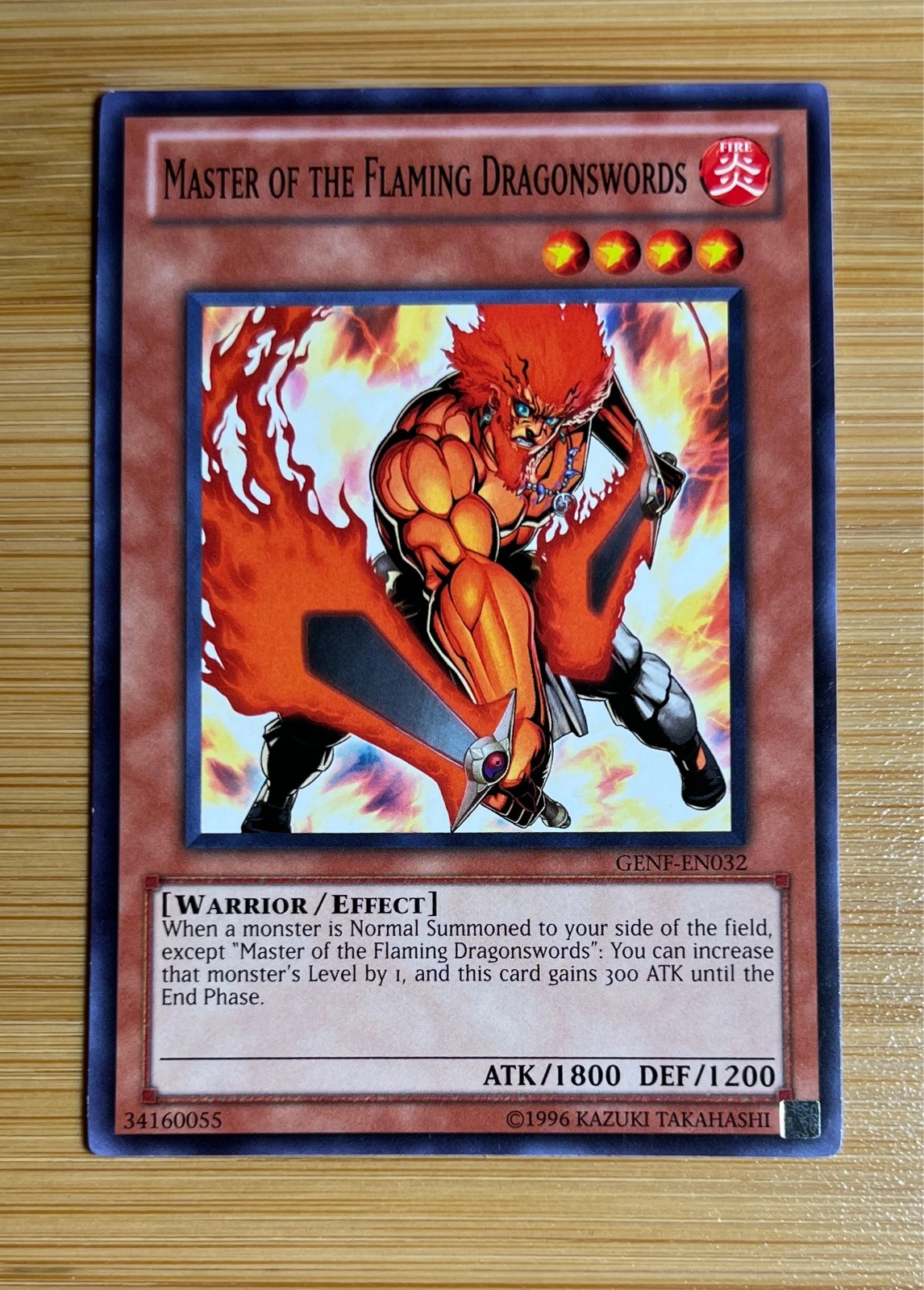 Master of the Flaming Dragonswords - Generation Force #GENF-EN032