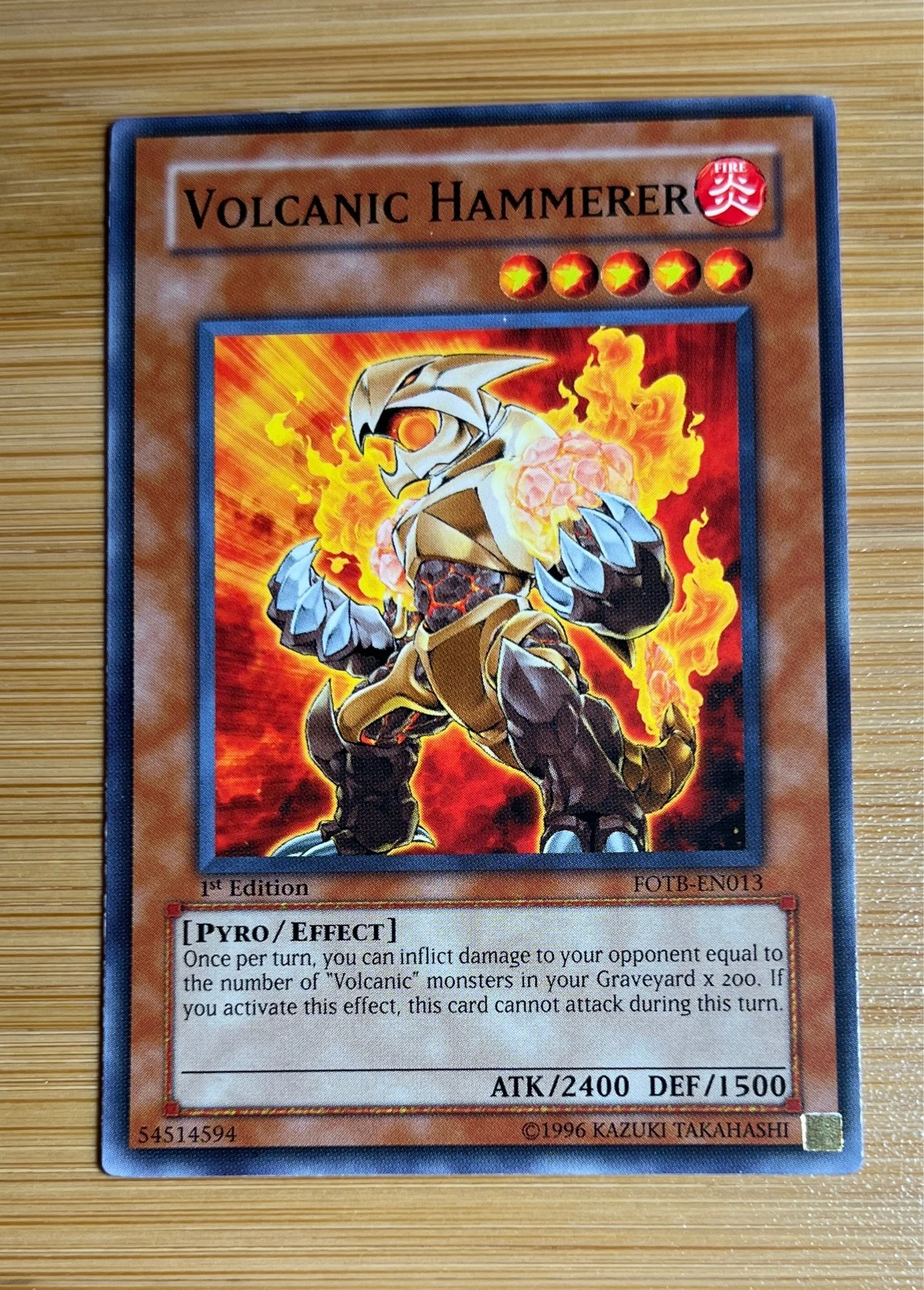 Volcanic Hammerer - Force of the Breaker #FOTB-EN013