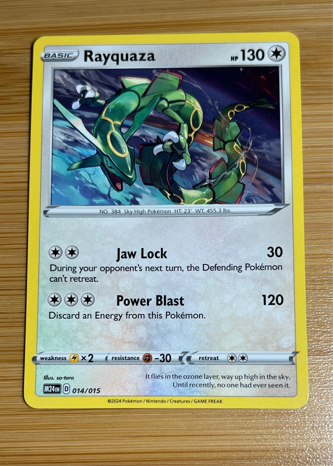 Rayquaza - McDonald's Collection 2024 #014/015
