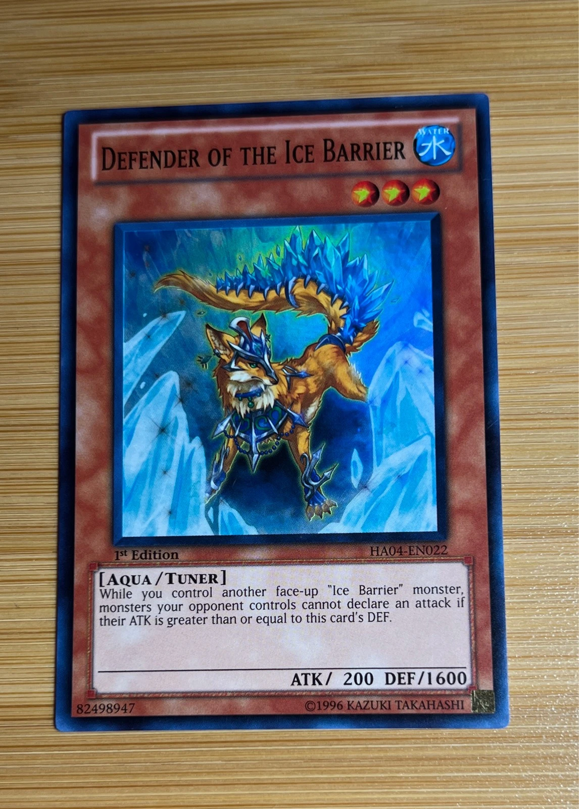 Defender of the Ice Barrier - Hidden Arsenal 4: Trishula's Triumph #HA04-EN022
