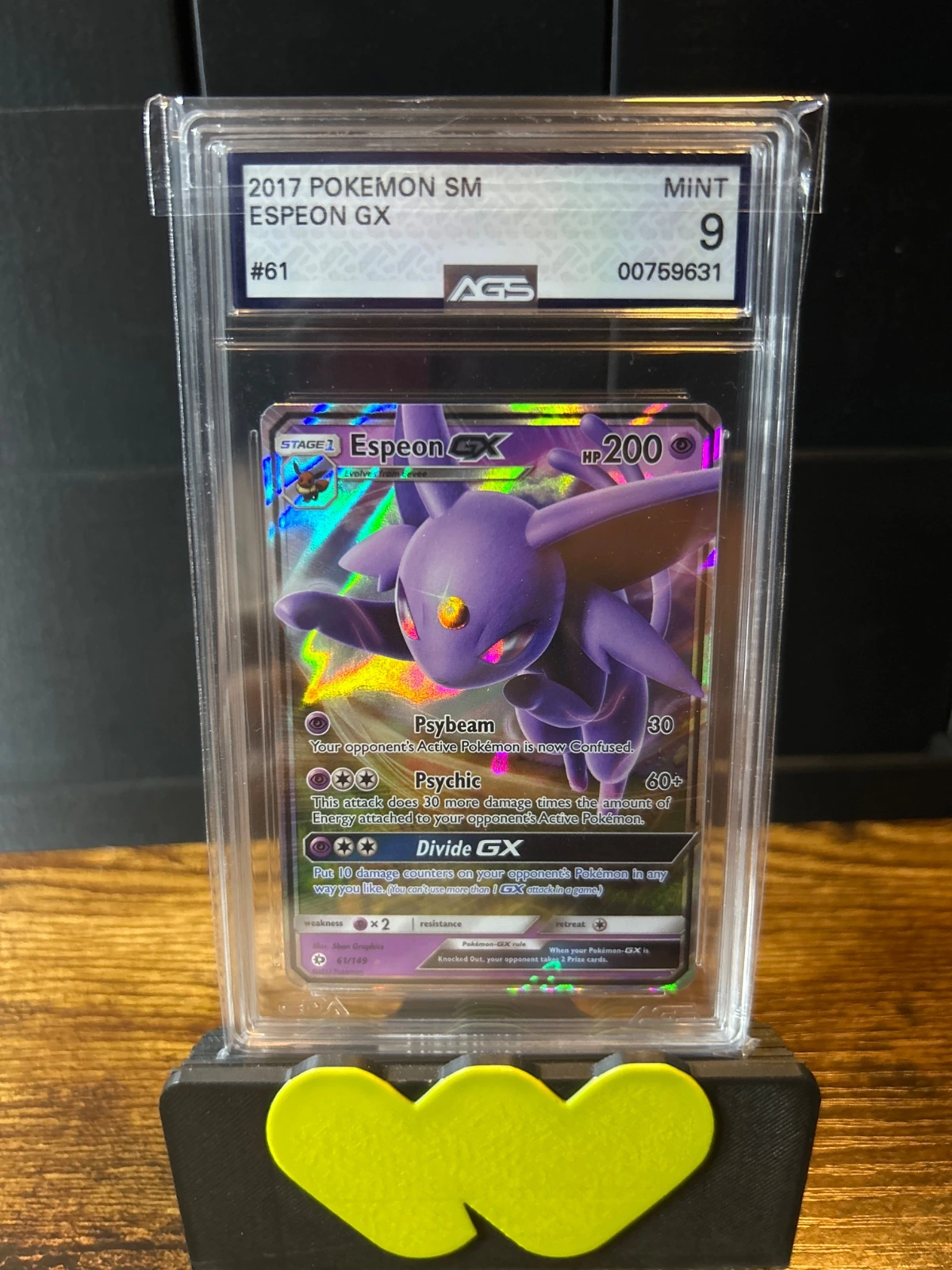 2017 Pokemon SM Espeon GX