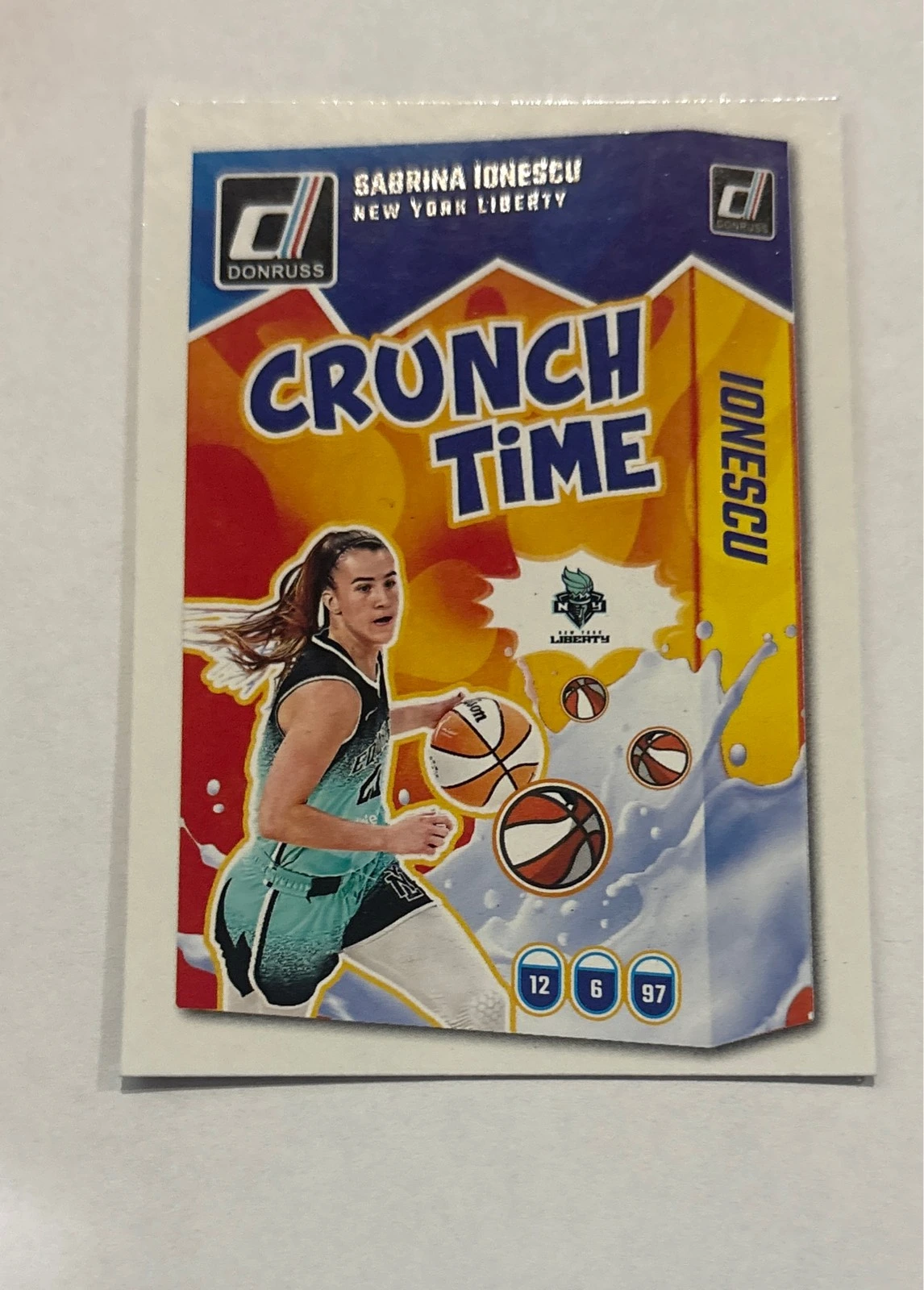 Sabrina Ionescu Crunch Time - 2023 Donruss WNBA #9