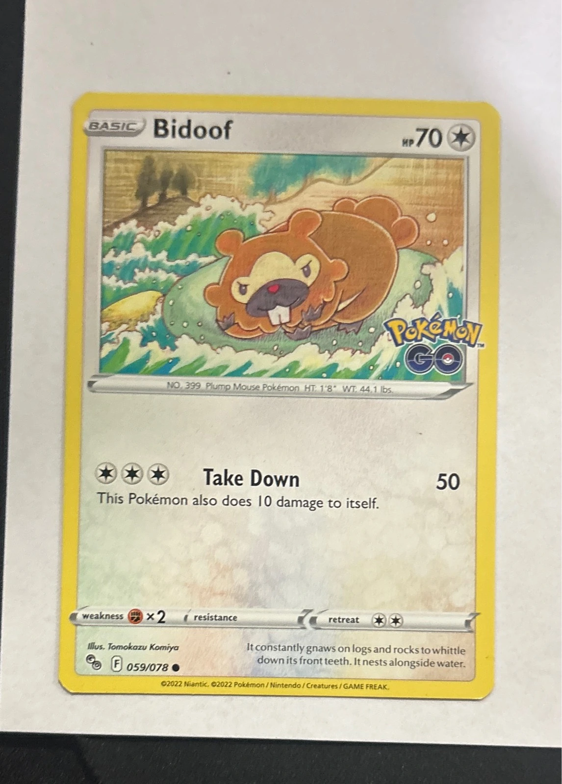 Bidoof - Pokémon GO #059/078