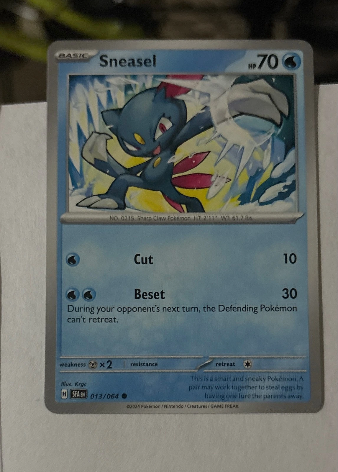 Sneasel - Shrouded Fable #013/064