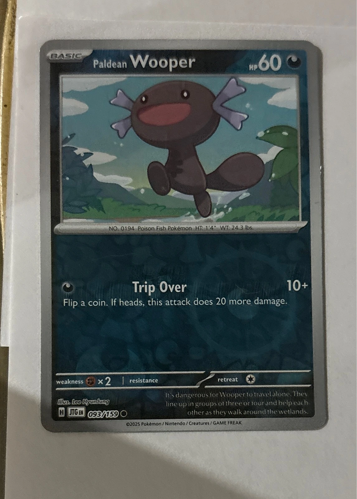 Paldean Wooper - Prismatic Evolutions #093/159