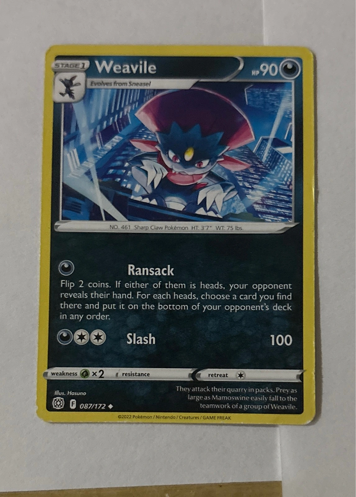 Weavile - Brilliant Stars #087/172
