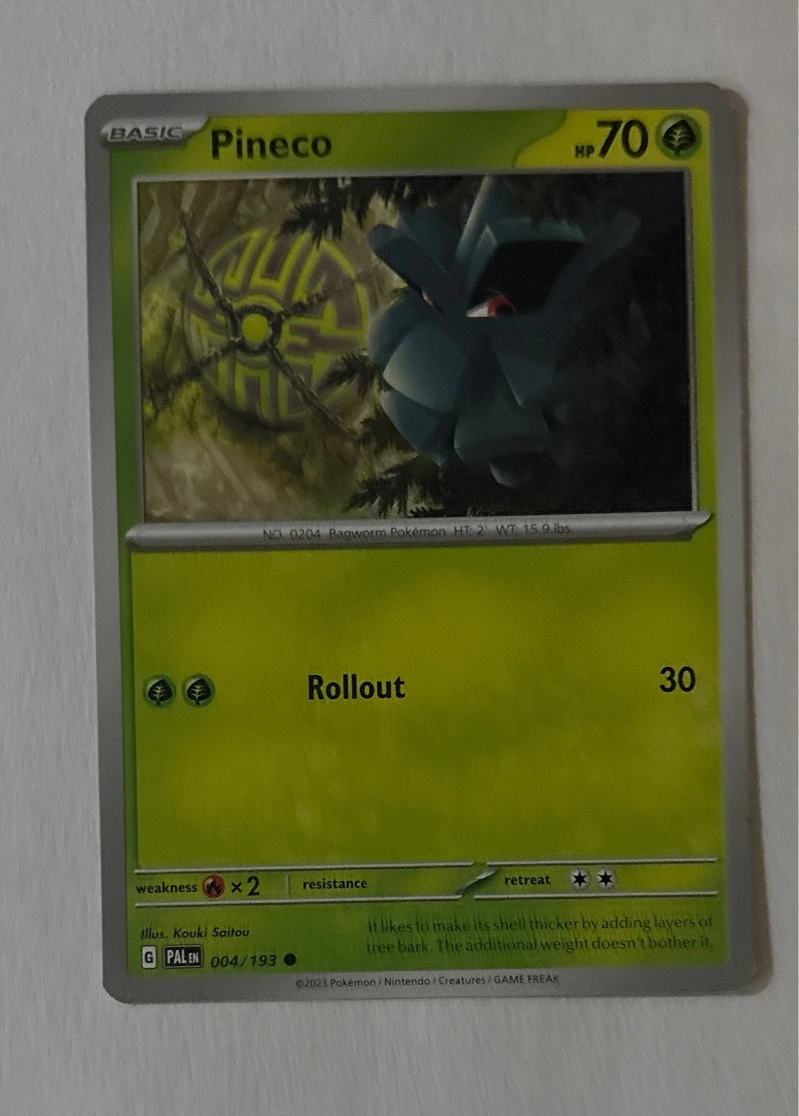 Pineco - Paldea Evolved #004/193