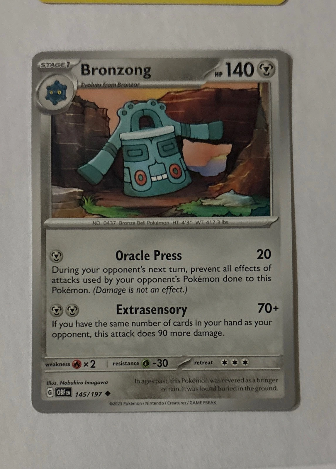 Bronzong - Obsidian Flames #145/197