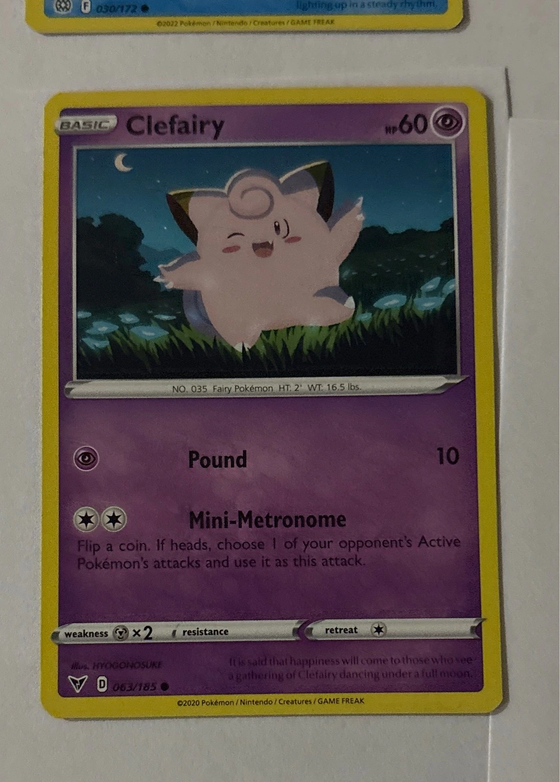 Clefairy - Vivid Voltage #063/185