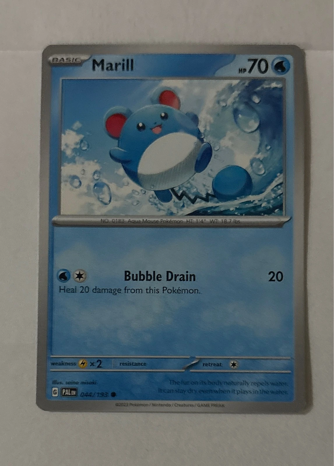 Marill - Paldea Evolved #044/193