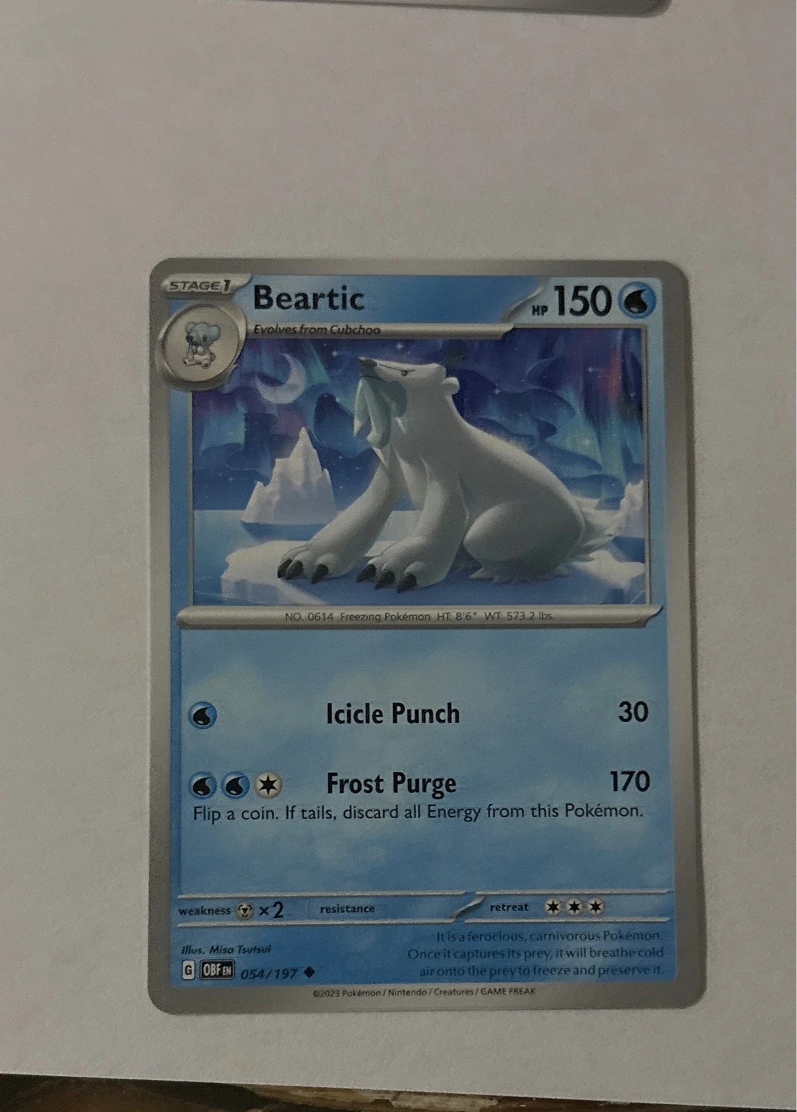 Beartic - Obsidian Flames #054/197